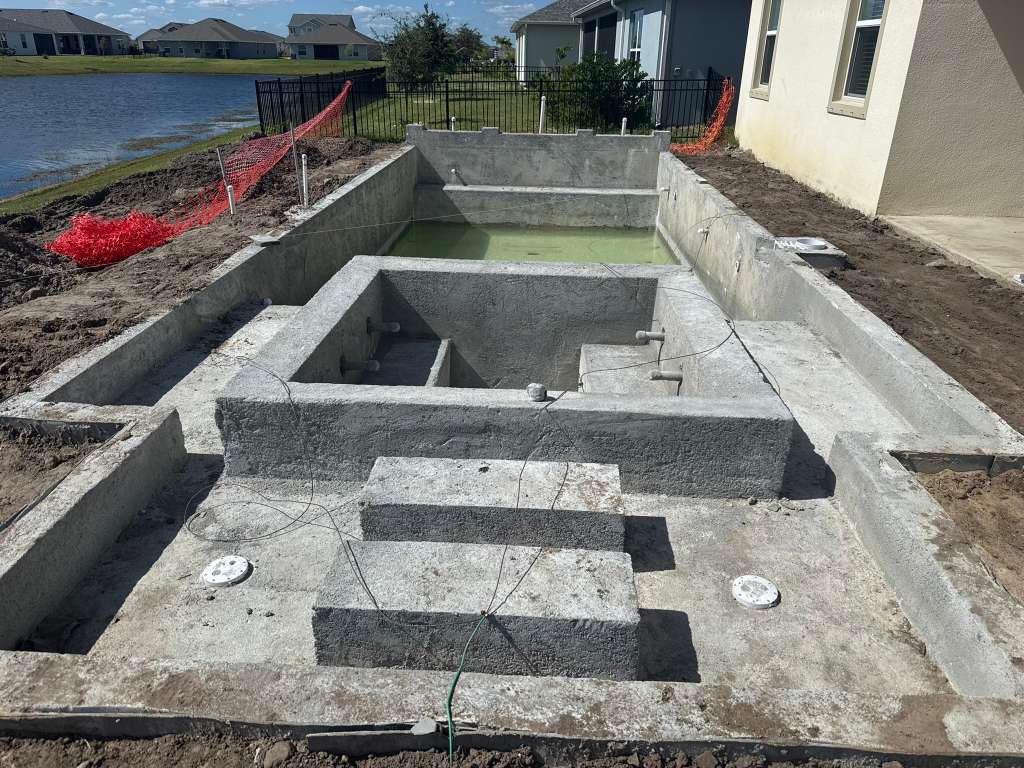 Pool renovation project