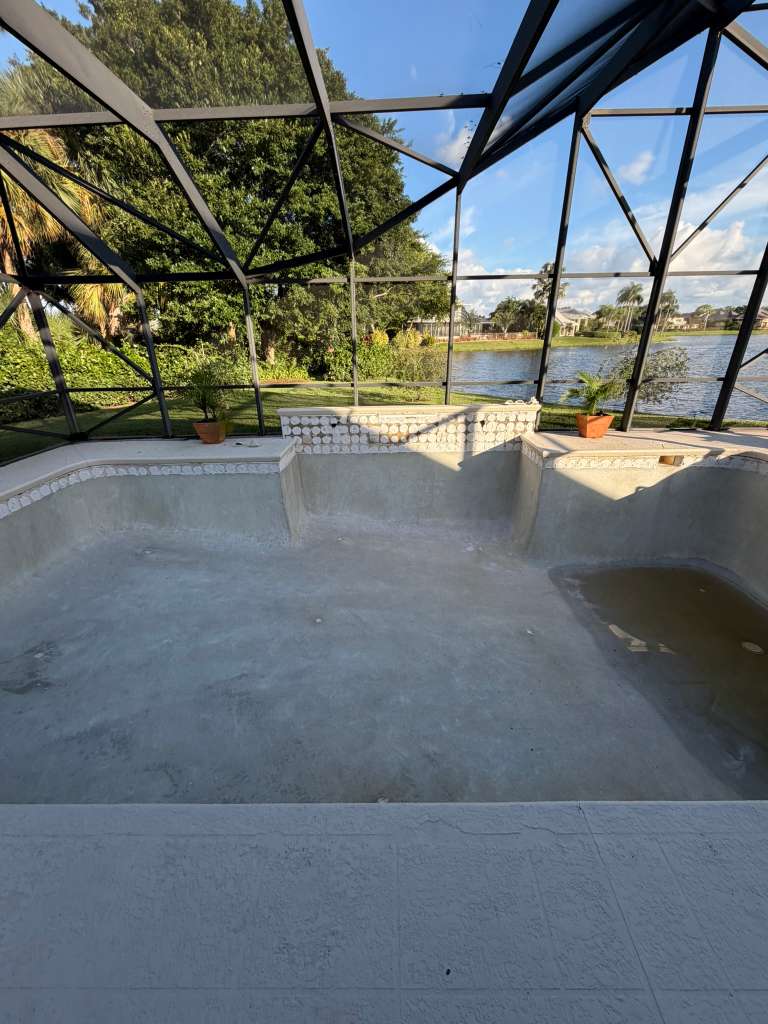 Beautiful pool tile work