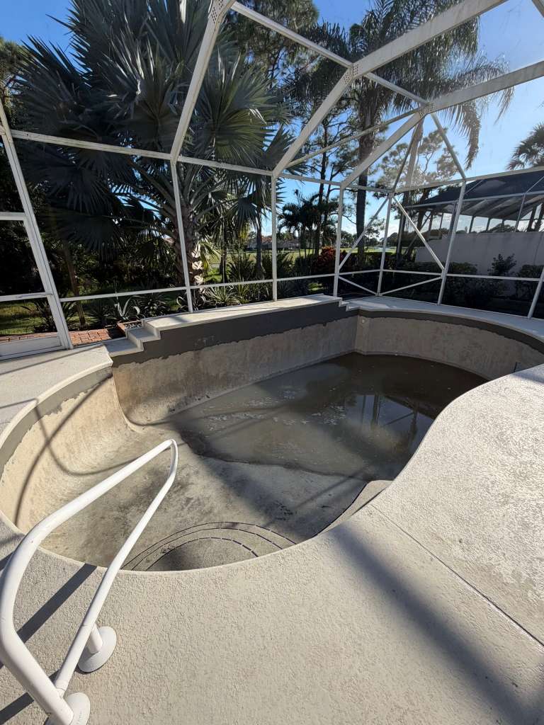 Pool repair and restoration project