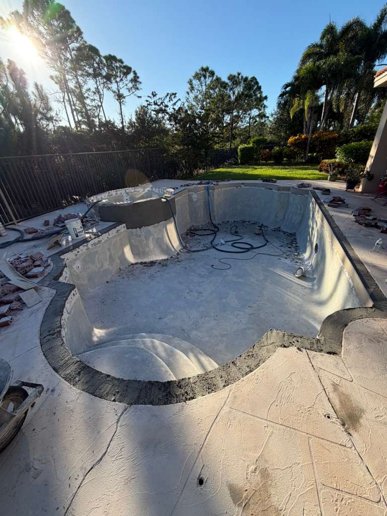 Pool renovation project