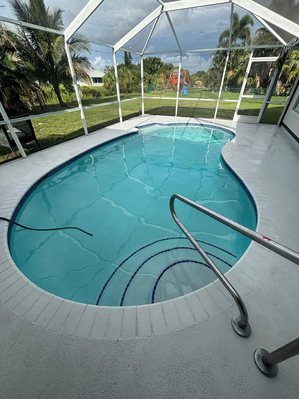 Pool coping installation