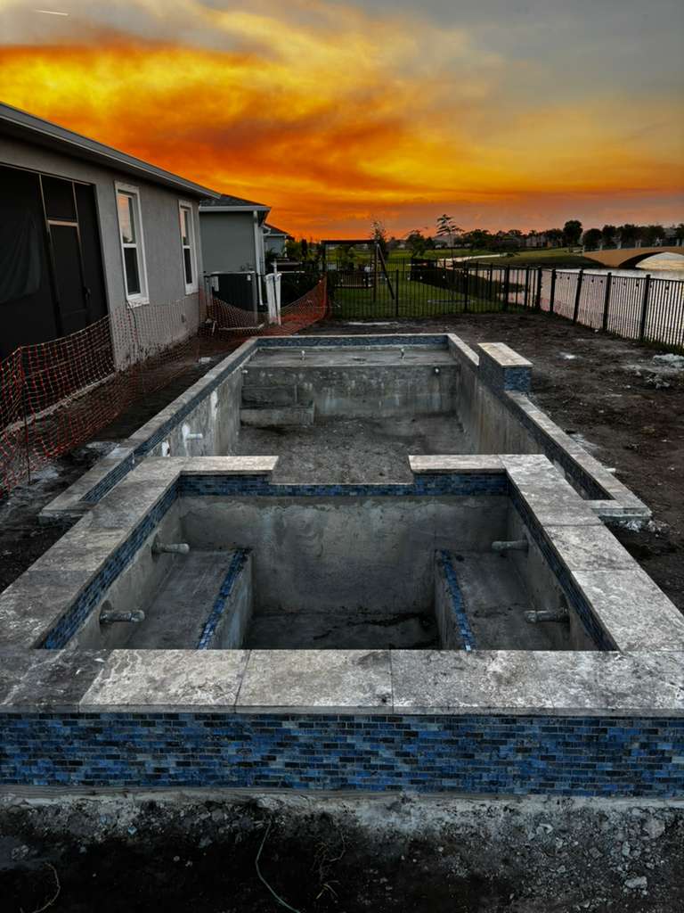 Luxury pool transformation