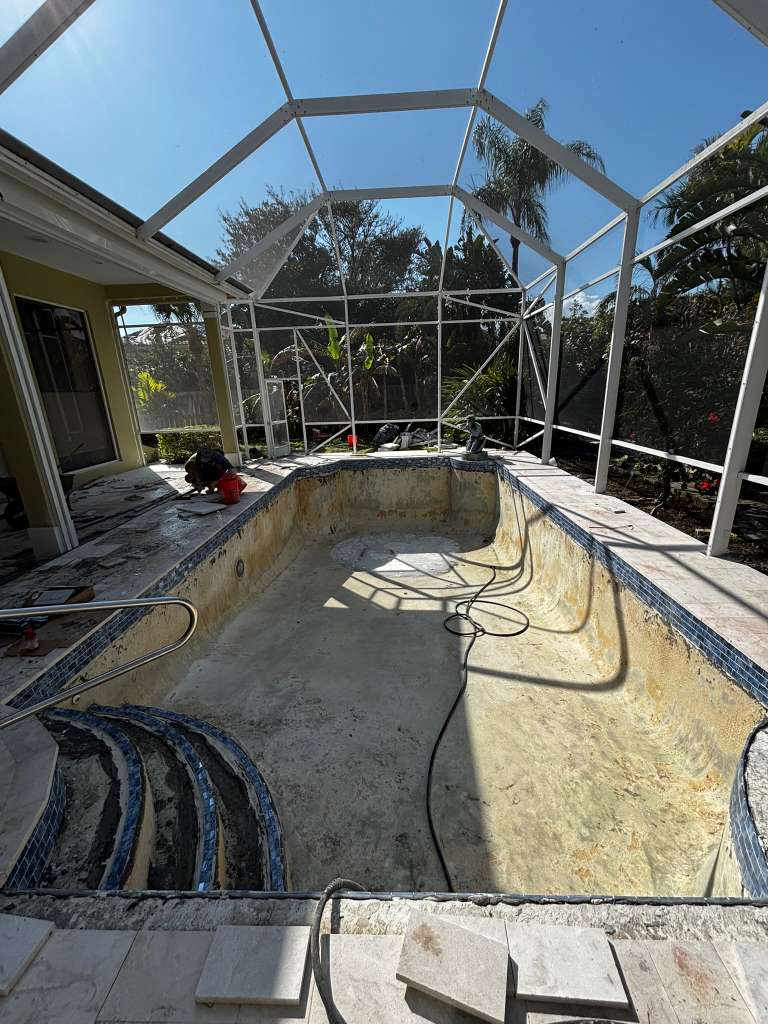 Custom mosaic tile installation