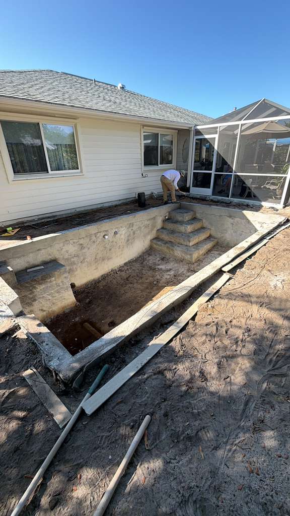 Luxury pool transformation