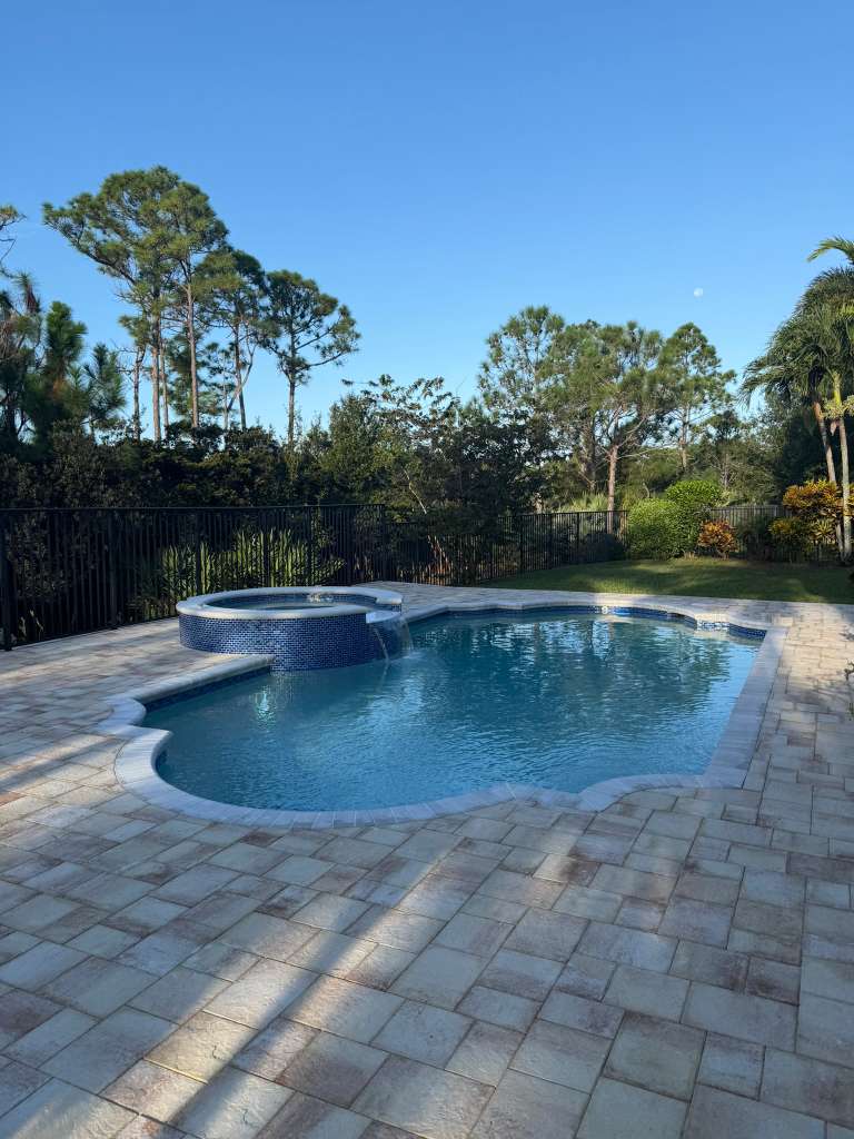 Custom mosaic tile installation